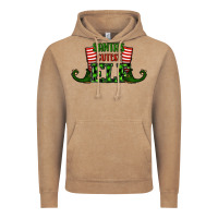 Vintage Coffee santa's cutest elf christmas Vintage Hoodie - RanaPortraitStore