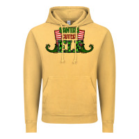 Vintage Mustard santa's cutest elf christmas Vintage Hoodie - RanaPortraitStore