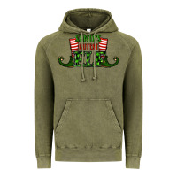 Vintage Olive santa's cutest elf christmas Vintage Hoodie - RanaPortraitStore