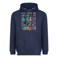Navy some things are better left unsaid but i'm probabl Heavyweight Hoodie - MaliasSmallBusiness
