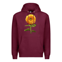 Burgundy Gummy Bear Sunflower Premium Hoodie - LillyAllenDesigns