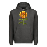 Charcoal Heather Gummy Bear Sunflower Premium Hoodie - LillyAllenDesigns