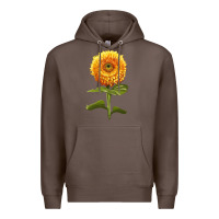 Coffee Gummy Bear Sunflower Premium Hoodie - LillyAllenDesigns