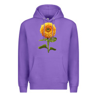 Purple Gummy Bear Sunflower Premium Hoodie - LillyAllenDesigns