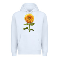 White Gummy Bear Sunflower Premium Hoodie - LillyAllenDesigns