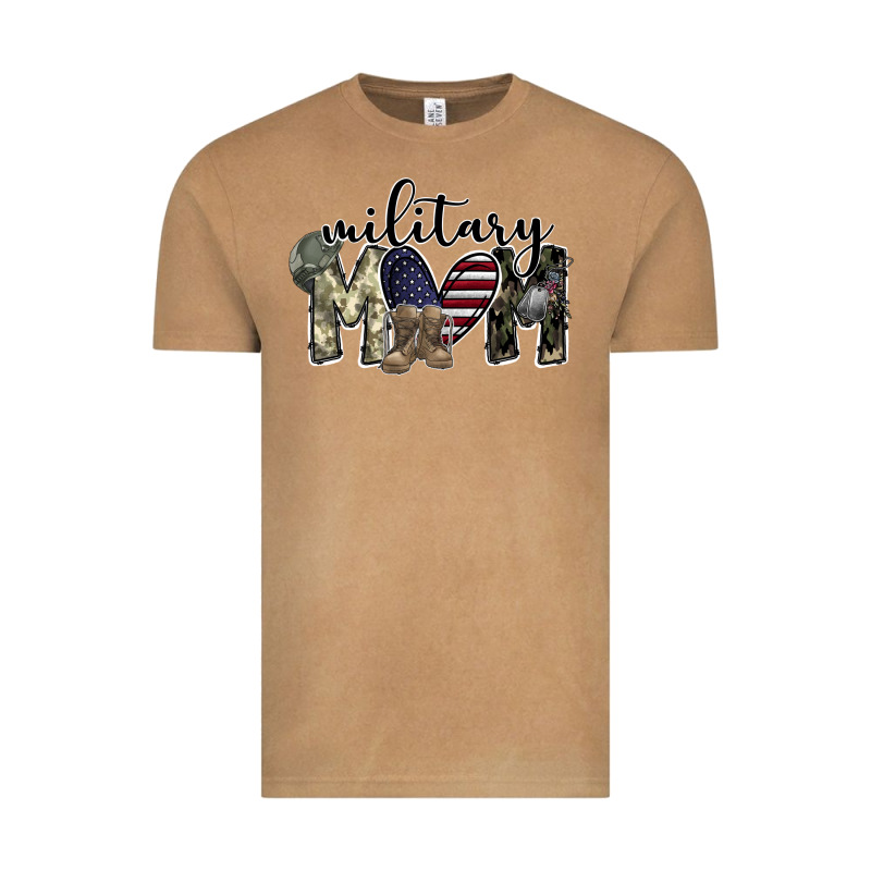 Military Mom Vintage Tee by SublimationCraftShop | Teevron