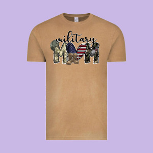 Military Mom Vintage Tee Designed By Sublimationcraftshop