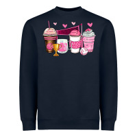 Navy volleyball coffee cups Heavyweight Sweatshirt - Zillion Design Studio