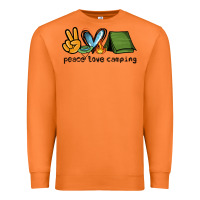 Carrot peace love camping Premium Sweatshirt - NancyCooperArtShop