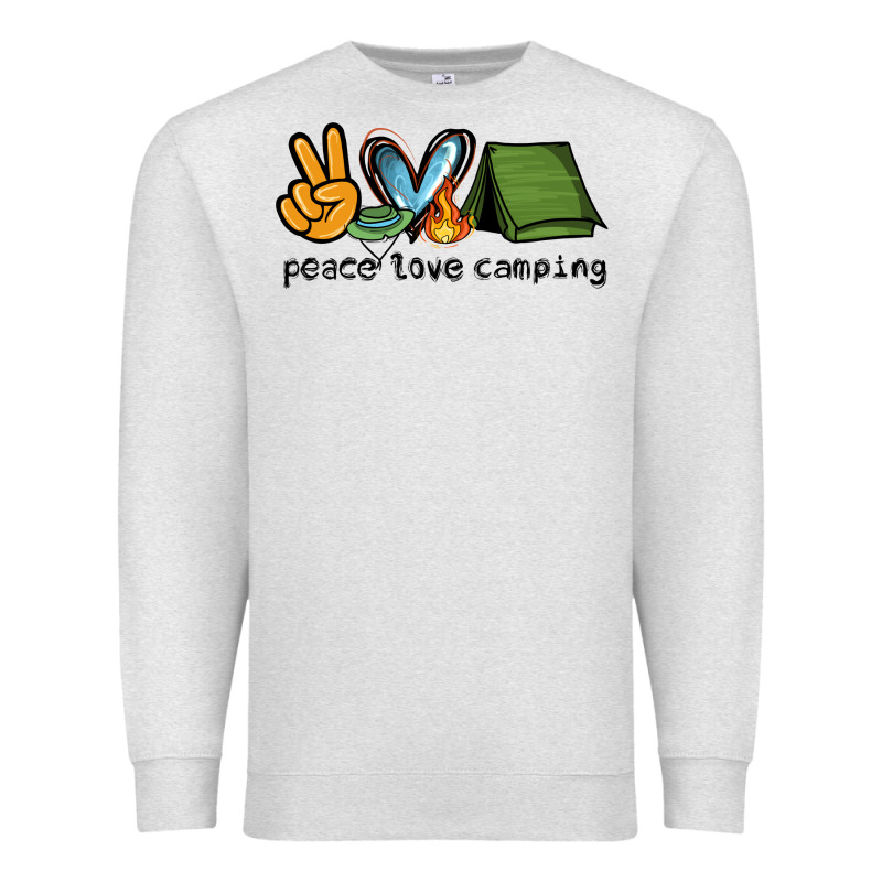 Peace Love Camping Premium Sweatshirt by NancyCooperArtShop | Teevron