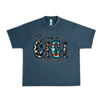 Midnight Navy being a gigi makes my life complate Urban Heavy Tee - CowhideDigitalArt