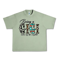 Oil Green being a gigi makes my life complate Urban Heavy Tee - CowhideDigitalArt