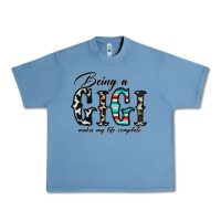 Pebble Blue being a gigi makes my life complate Urban Heavy Tee - CowhideDigitalArt