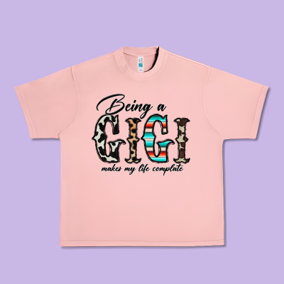 Being A Gigi Makes My Life Complate Urban Heavy Tee Designed By Cowhidedigitalart