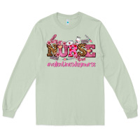 Matcha nurse with valentines day element Long Sleeve Tee - AdoDesignShop