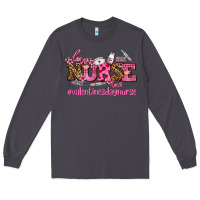 Smoke nurse with valentines day element Long Sleeve Tee - AdoDesignShop