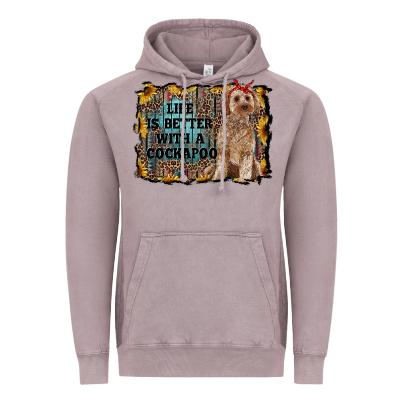 Life Is Better With A Cockapoo Vintage Hoodie by RanaPortraitStore | Teevron