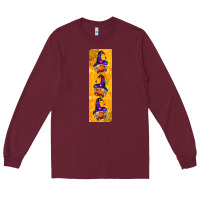 Burgundy halloween gnome pen wrap Long Sleeve Tee - BundleAndBundleShop