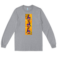 Heather Grey halloween gnome pen wrap Long Sleeve Tee - BundleAndBundleShop