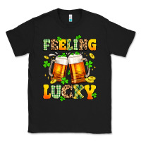 Black feeling lucky Classic Tee - Artiststas