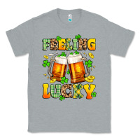 Heather Grey feeling lucky Classic Tee - Artiststas