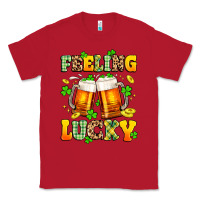 Red feeling lucky Classic Tee - Artiststas