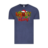 Vintage Denim christmas mommy claus Vintage Tee - FaDigitalArtStudio
