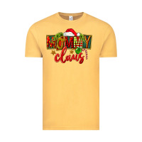 Vintage Mustard christmas mommy claus Vintage Tee - FaDigitalArtStudio