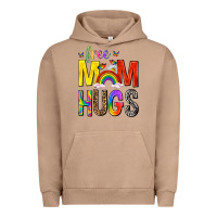 Pigment Burro Free Mom Hugs with Butterflies Urban Hoodie - texasbilliewilder