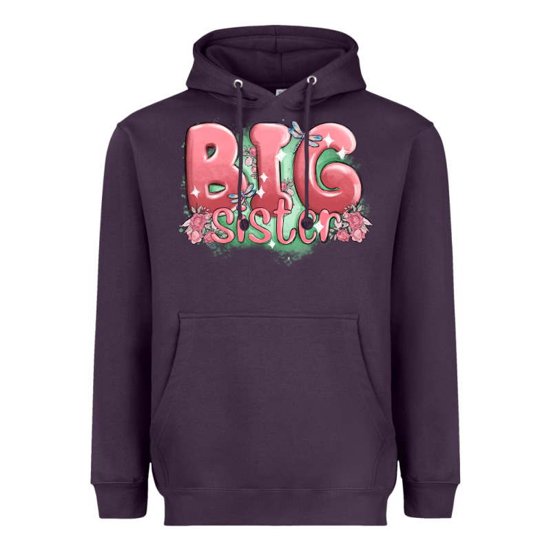 Big Sister Heavyweight Hoodie by MaliasSmallBusiness | Teevron