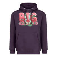 Plum big sister Heavyweight Hoodie - MaliasSmallBusiness