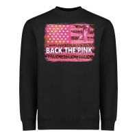Black Back The Pink American Flag Heavyweight Sweatshirt - texasbilliewilder