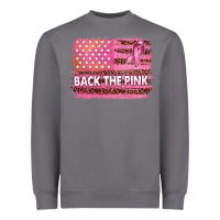 Storm Back The Pink American Flag Heavyweight Sweatshirt - texasbilliewilder