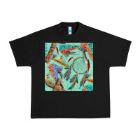 Black pipe tomahawk dreamcatcher headdress seamless patt Urban Heavy Tee - FaDigitalArtStudio