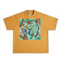 Peanut Butter pipe tomahawk dreamcatcher headdress seamless patt Urban Heavy Tee - FaDigitalArtStudio