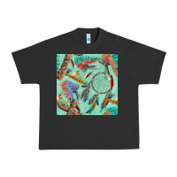 Pigment Black pipe tomahawk dreamcatcher headdress seamless patt Urban Heavy Tee - FaDigitalArtStudio