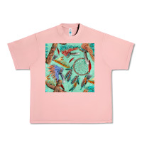 Salmon pipe tomahawk dreamcatcher headdress seamless patt Urban Heavy Tee - FaDigitalArtStudio