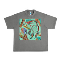 Tornado pipe tomahawk dreamcatcher headdress seamless patt Urban Heavy Tee - FaDigitalArtStudio