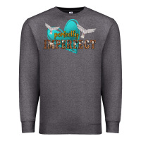 Charcoal Heather perfectly imperfect Premium Sweatshirt - NancyCooperArtShop