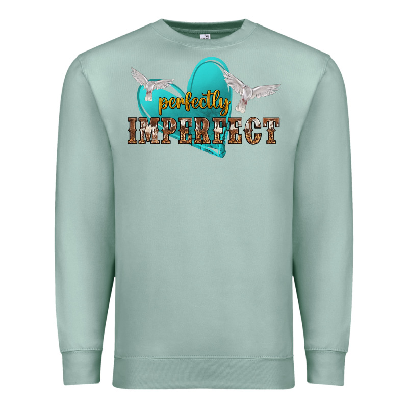 Perfectly Imperfect Premium Sweatshirt by NancyCooperArtShop | Teevron
