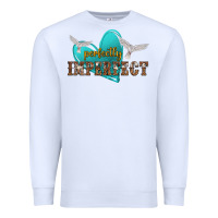 White perfectly imperfect Premium Sweatshirt - NancyCooperArtShop