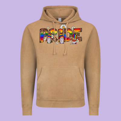 Pride Gnome Vintage Hoodie Designed By Jahusdesignshop