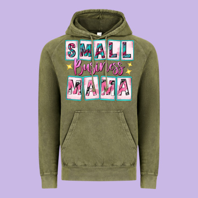 Small Business Mama Vintage Hoodie Designed By Texasbilliewilder