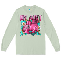 Matcha Breast Cancer My Aunt İs A Fighter Long Sleeve Tee - Artiststas
