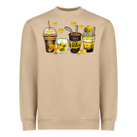 Mushroom ice hockey coffee cups Heavyweight Sweatshirt - Zillion Design Studio