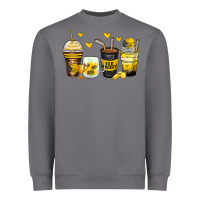 Ice Hockey Coffee Cups Heavyweight Sweatshirt | Teevron