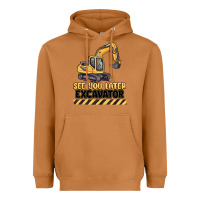 Meerkat see you later excavator Heavyweight Hoodie - MaliasSmallBusiness