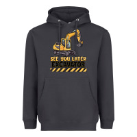 Smoke see you later excavator Heavyweight Hoodie - MaliasSmallBusiness