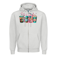 Dove Grey nurse fuel coffee Zipper Hoodie - Jasminsmagicworld