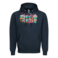 Navy nurse fuel coffee Zipper Hoodie - Jasminsmagicworld